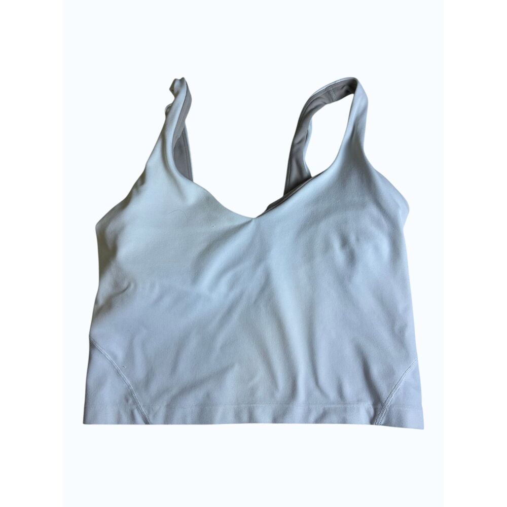 Lululemon Align Tank Top Women's Size 4 White V Neck Workout Yoga